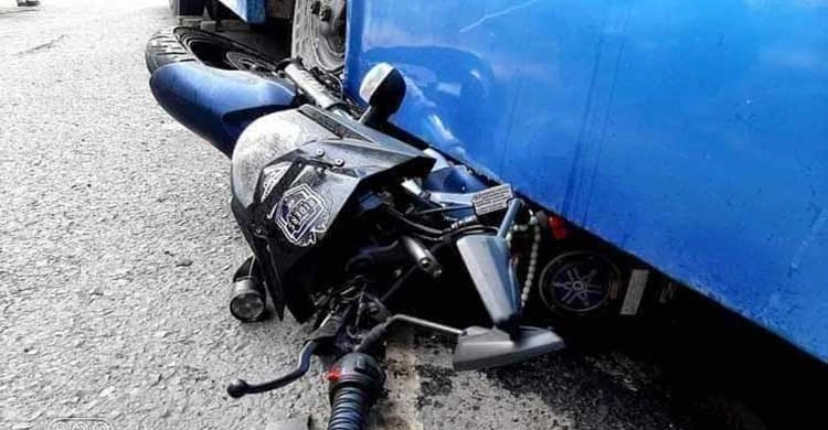 সিলেটে বাসের নিচে মোটরসাইকেল, প্রাণ গেল দুই আরোহীর