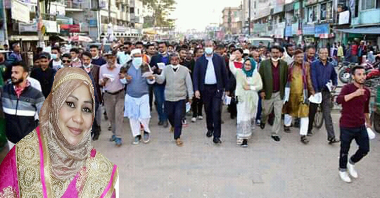 ছাতক পৌরসভায় বিএনপি মনোনীত মেয়র প্রার্থী ন্যান্সি’র আনুষ্ঠানিক প্রচারণা শুরু