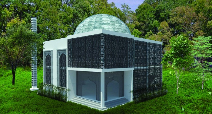 নিজের খামারবাড়িতে দৃষ্টিনন্দন মসজিদ নির্মাণ করলেন মেয়র আরিফ