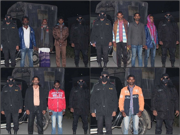 র‍্যাবের অভিযানে গোয়াইনঘাটের ৯ পলাতক আসামি গ্রেপ্তার