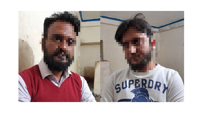 এয়ারর্পোট থানার পুলিশের অভিযানে দুই মাতাল যুবক গ্রেপ্তার