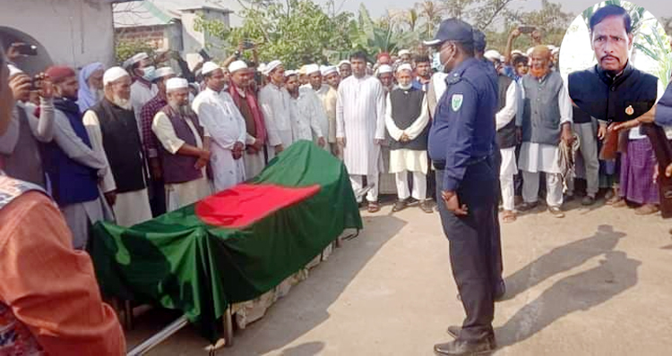 গোয়াইনঘাটে বীর মুক্তিযোদ্ধা হামিদ চেয়ারম্যানের রাষ্টীয় মার্যাদায় দাফন সম্পন্ন, বিভিন্ন মহলের শোক