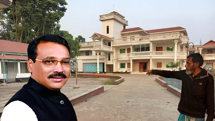 অন্যের জমি দখল করে সাংসদ রতনের ‘হাওর বাংলা’