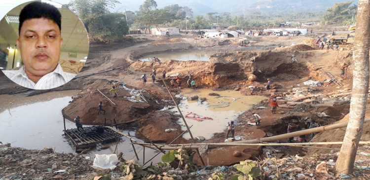 কোম্পানীগঞ্জের উৎমা কোয়ারীতে চেয়ারম্যান ফরিদের বেপরোয়া চাঁদাবাজি