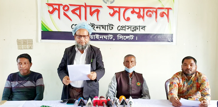 গোয়াইনঘাটের ওসি সহ ৯ জনের বিরুদ্ধে মিথ্যা মামলা, বাদির বিরুদ্ধে স্বাক্ষীদের অভিযোগ