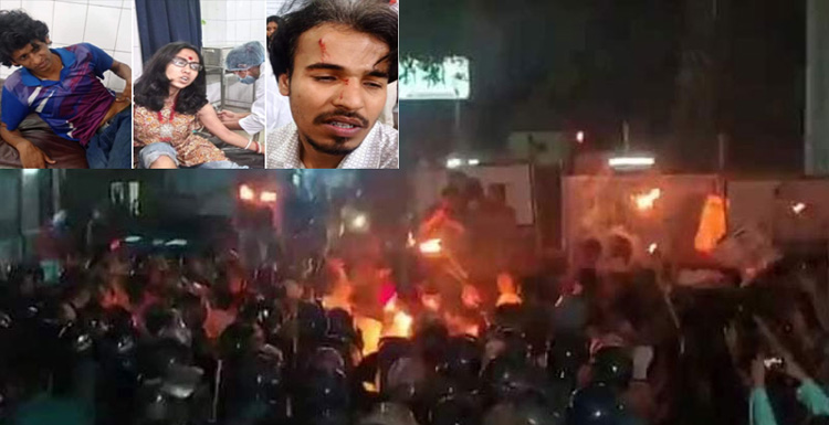 মুশতাকের মৃত্যু : মশাল মিছিলে পুলিশের লাঠিচার্জ, টিয়ারশেল-রাবার বুলেট নিক্ষেপ