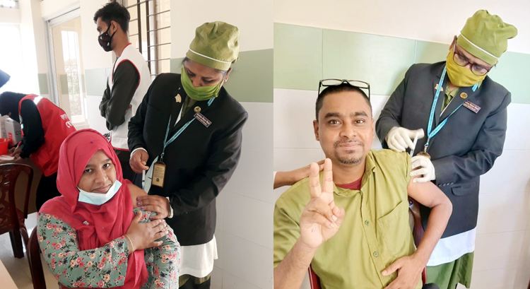 তৃতীয় দিনে সিলেট নগরীতে টিকা নিলেন ২ হাজার ৪৯ জন