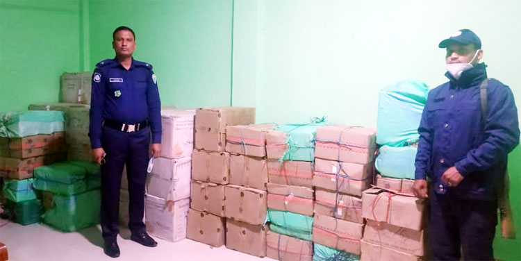গোয়াইনঘাট থানা পুলিশের অভিযানে ৩৩ লাখ টাকার ভারতীয় মালামাল উদ্ধার