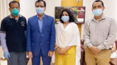 ওসমানী হাসপাতালে সপরিবারে ভ্যাক্সিন নিলেন ভারতীয় সহকারী হাইকমিশনার