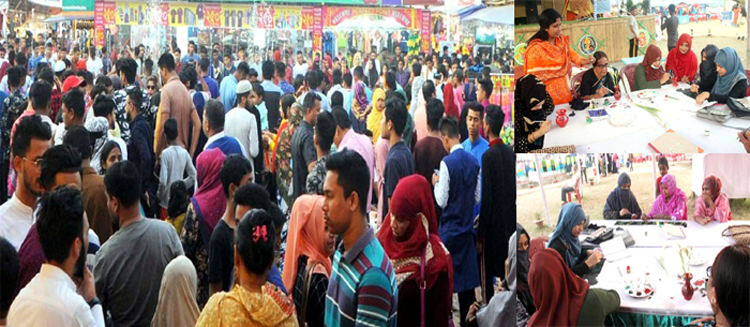 সিলেটে করোনার ঝুঁকির মধ্যেই চলছে খেলার মাঠে মেলা, মানা হচ্ছে না স্বাস্থ্যবিধি