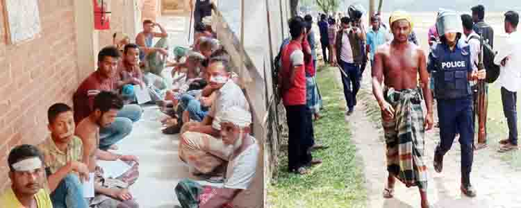 বিশ্বনাথে দুই গ্রামবাসীর সংঘর্ষের ঘটনায় পুলিশ এসল্ট মামলা : গ্রেফতার ৫