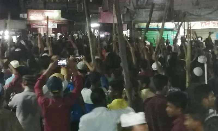 ছাতক থানায় হেফাজত অনুসারীদের হামলা, ৫ পুলিশ সদস্য আহত