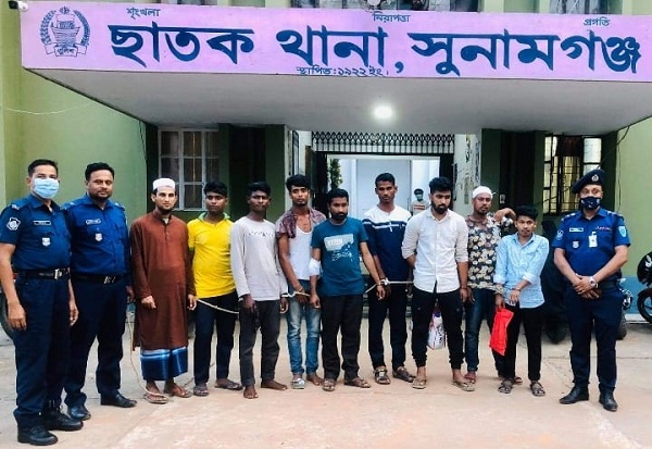 ছাতক থানায় হেফাজতের হামলার ঘটনায় গ্রেপ্তার হলেন যারা