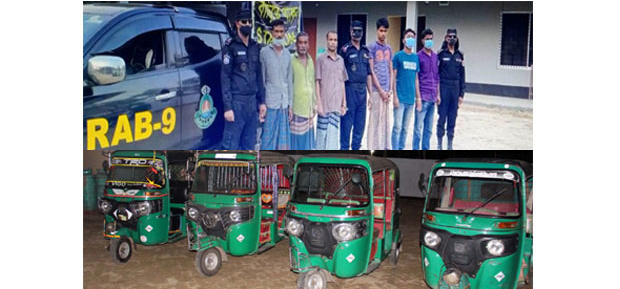 সিলেটে পৃথক অভিযানে আগ্নেয়াস্ত্রসহ অটোরিকশা চোরচক্রের ৬ সদস্য গ্রেপ্তার