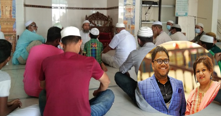 সুনামগঞ্জে ব্যারিস্টার ইমন দম্পতির রোগমুক্তি কামনায় দোয়া