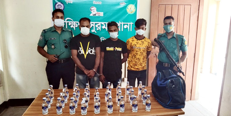 দক্ষিণ সুরমায় দিনে-দুপুরে মাদক ব্যবসা, পুলিশের অভিযানে আটক ৩