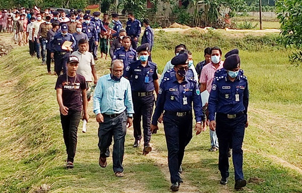বিশ্বনাথে সুমেল ও দয়াল হত্যার ঘটনাস্থল পরিদর্শনে সিলেটের ডিআইজি