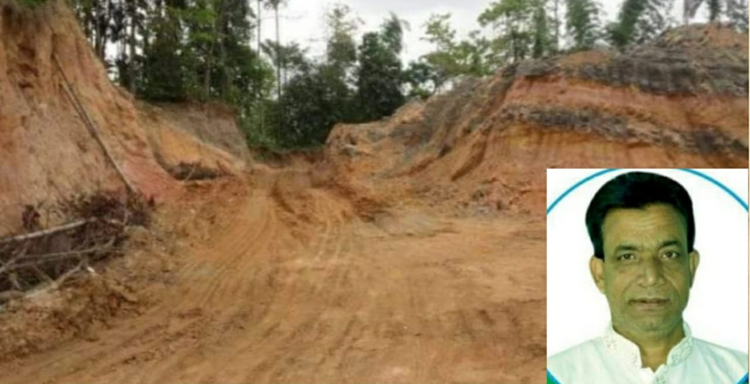 চিকনাগুলে চলছে টিলা কাটার মহোৎসব : নেপথ্যে মছদ্দর আলী