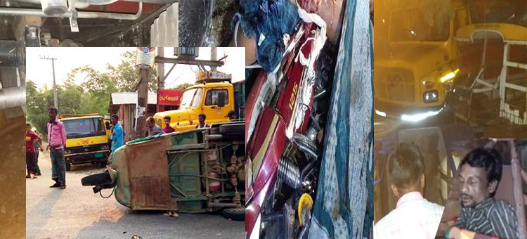 তামাবিল সড়কে একদিনে ঝরল ৯টি তাজা প্রাণ