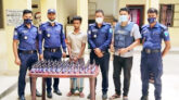 গোয়াইনঘাটে পুলিশের অভিযানে ভারতীয় ফেনসিডিল উদ্ধার, গ্রেফতার ৩