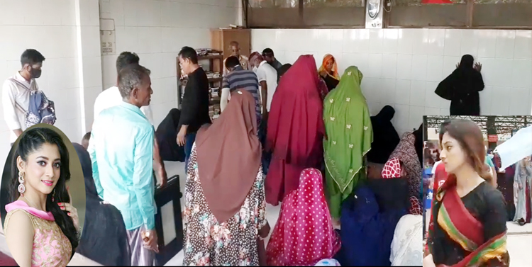 মসজিদে নামাজ চলাকালে শাহজালাল মাজারে শুটিং : মহিলা ইবাদত খানায় পুরুষের ভিড়