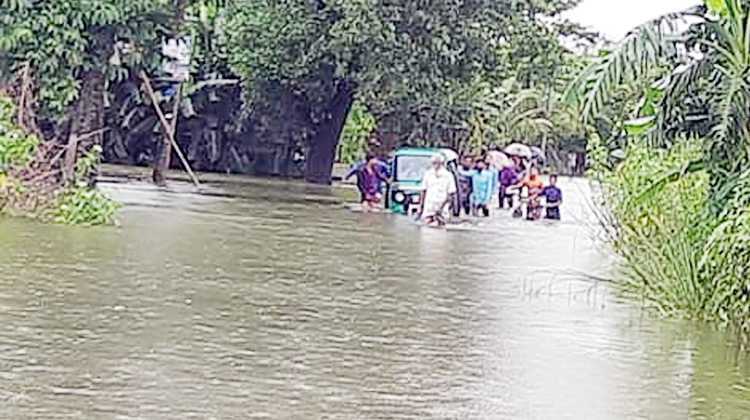 গোয়াইনঘাটে বন্যা পরিস্থিতির অবনতি