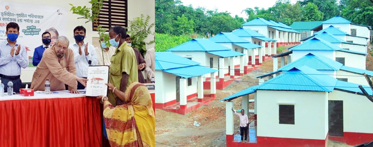 গৃহহীনদের জীবনমান উন্নয়নে সরকার আন্তরিকতার সহিত কাজ করছে : মন্ত্রী ইমরান