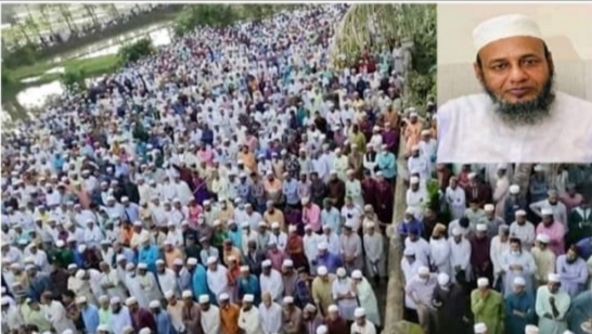 বিশ্বনাথে মাওলানা ছালিক আহমদের জানাযায় লাখো মানুষের ঢল