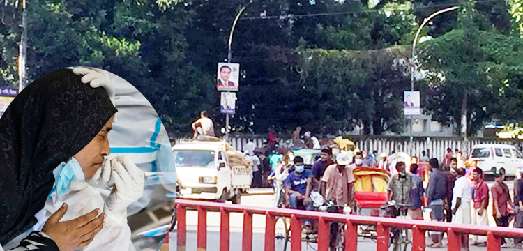 সিলেটে করোনা শনাক্তে নতুন রেকর্ড, লকডাউন মানতে নারাজ মানুষজন