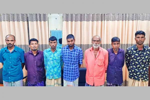 কোম্পানীগঞ্জের পুটামারা থেকে ৭ জুয়াড়ি আটক