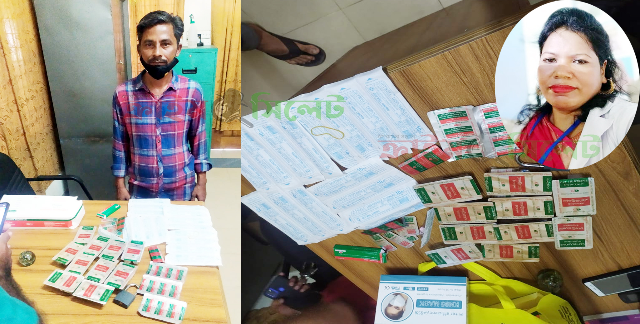 ওসমানী হাসপাতালের ঔষধ পাচারকালে যুবক আটক, নেপথ্যে স্টাফ নার্স খাদিজা