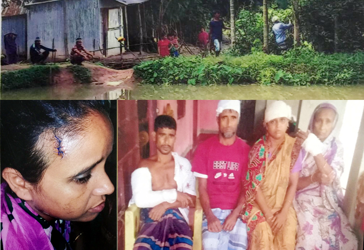 এয়ারপোর্টের ভোলাকোনায় হামলায় নারীসহ ৫জন আহত : মামলার হুমকি