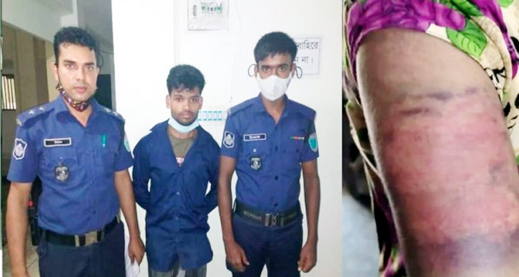 গোয়াইনঘাটে স্ত্রীকে নির্যাতনের অভিযোগে যৌতুক লোভী স্বামী আটক