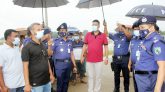 কোম্পানীগঞ্জে প্রস্তাবিত হাইওয়ে থানা জমি পরিদর্শনে হাইওয়ে পুলিশ প্রধান