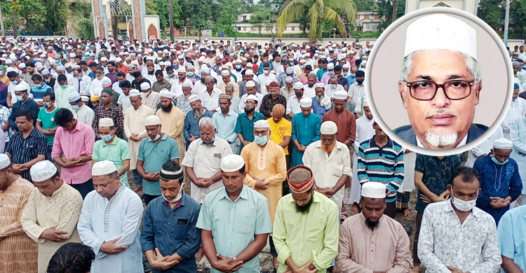 খালেদা জিয়ার উপদেষ্টা ফজলুল হকের জানাজায় মানুষের ঢল