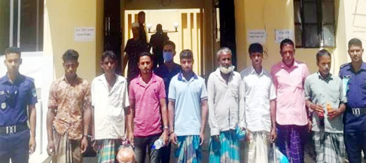 গোয়াইনঘাটে পুলিশের পৃথক অভিযানে গ্রেফতার ৮