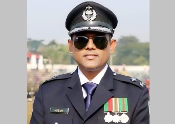 গোয়াইনঘাট থানার ওসি পরিমলকে হাইওয়ে পুলিশে বদলি