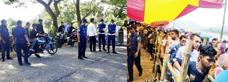 পর্যটকদের নিরাপত্তায় সিলেট জেলা পুলিশের বিশেষ তৎপরতা