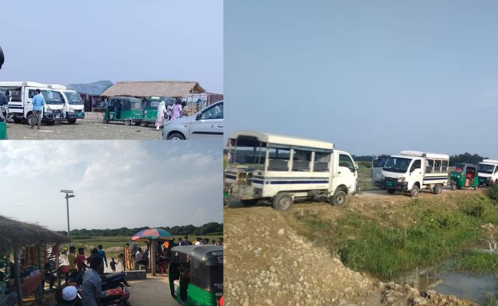 ঈদে সিলেটের রাতারগুলে পর্যটকদের উপচে পড়া ভিড়