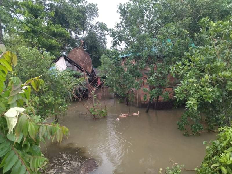 জৈন্তাপুরে বন্যা পরিস্থিতির অবনতি