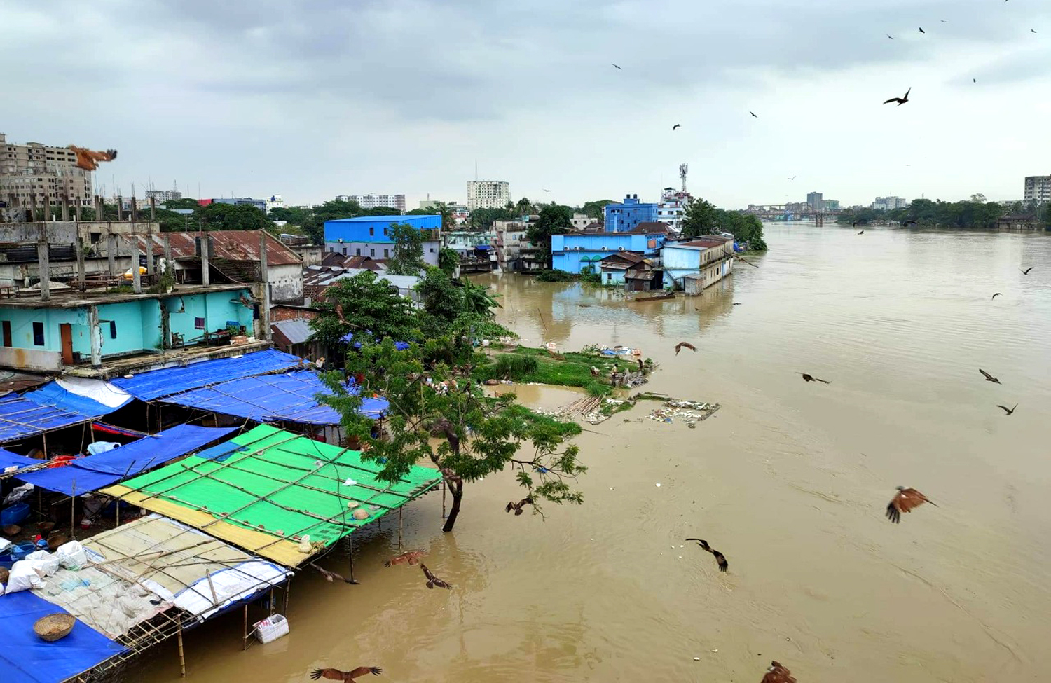 বন্যায় তলিয়ে গেছে নগরীর দক্ষিণ সুরমার লাউয়াই, খোজারখলা ও ভার্থখলাসহ বিস্তীর্ণ এলাকা, নিখোঁজ ২