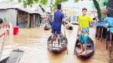 ফের বন্যায় সিলেটের নিম্নাঞ্চল প্লাবিত