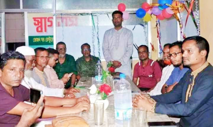 বিশ্বনাথে সাংবাদিকদের সাথে মতবিনিময় করেন প্রবাসী জয়নূল আবেদীন