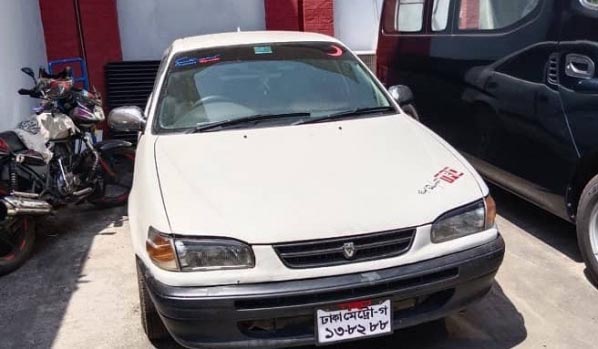 ঢাকায় চুরি হওয়া গাড়ি হবিগঞ্জে উদ্ধার