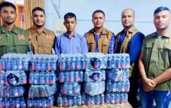 গোয়াইনঘাটে বিপুল ফেনসিডিলসহ যুবক গ্রেফতার