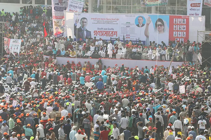 গণসমাবেশ থেকে সরকারের পদত্যাগসহ বিএনপির ১০ দফা