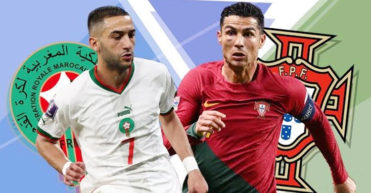 দুরন্ত মরক্কোর সামনে উড়তে থাকা পর্তুগাল