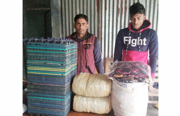 মাধবপুরে অভিনব কৌশলে গাঁজা পাচার: গ্রেপ্তার ২