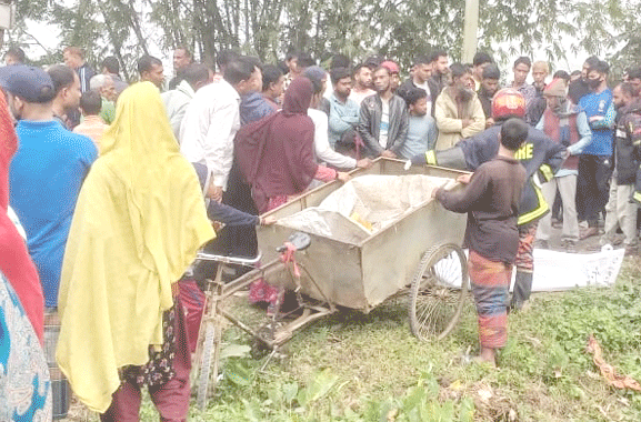 শায়েস্তাগঞ্জে ট্রাক্টর চাপায় যুবকের মৃত্যু