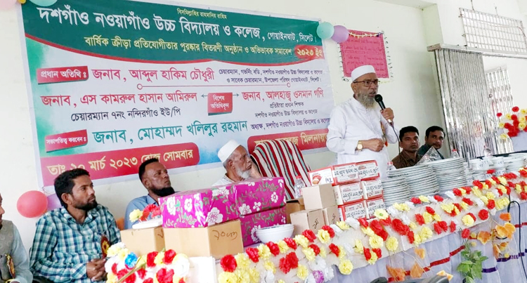 পড়ালেখার পাশাপাশি খেলাধুলা শিক্ষার্থীদের প্রতিভা বিকাশে গুরুত্বপূর্ণ ভূমিকা রাখে: হাকিম চৌধুরী